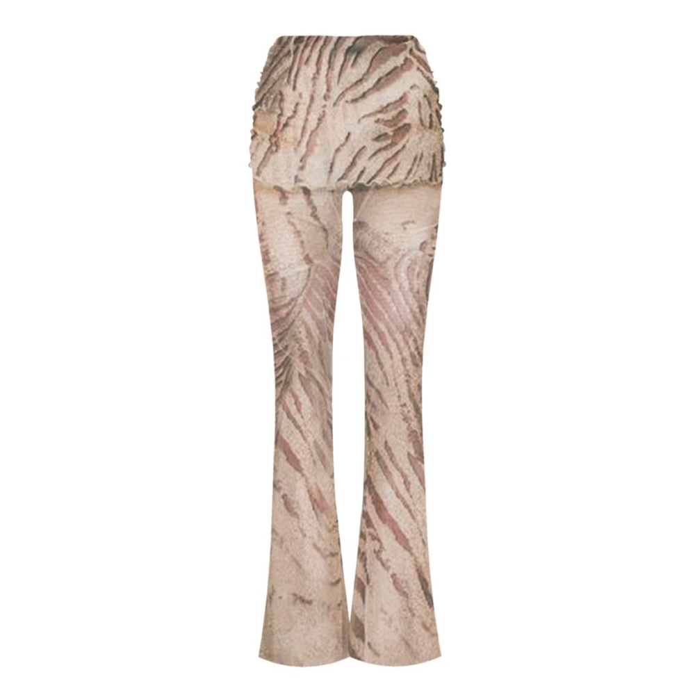 Poster Girl Pebbles Mesh Flared Pants Size L
